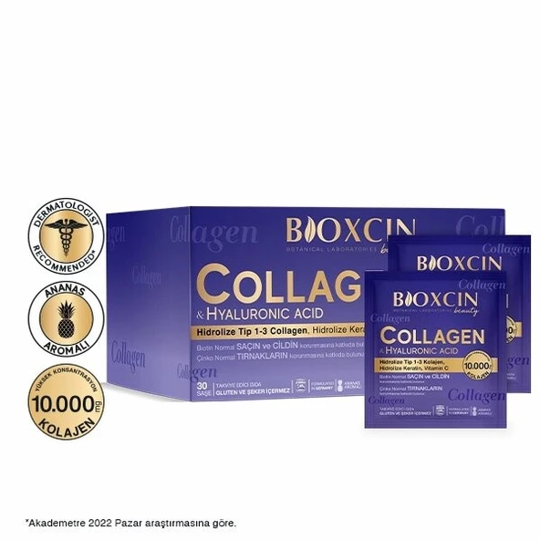 Bioxcin Collagen Hyaluronic Acid 30 Şase ürün görseli 1