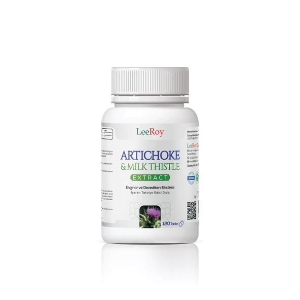 LeeRoy Artichoke & Milk Thistle 120 Tablet ürün görseli 1