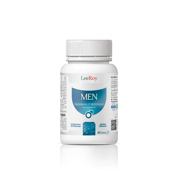 LeeRoy Men Multivitamin & Multimineral 90 Tablet ürün görseli 1