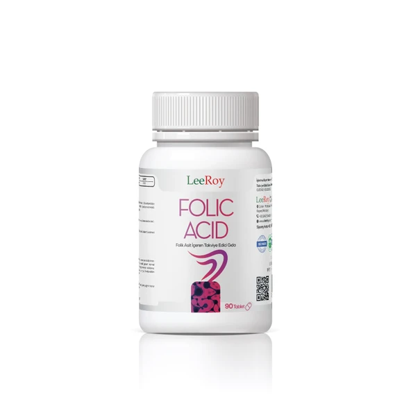 LeeRoy Folic Acid 90 Tablet ürün görseli 1