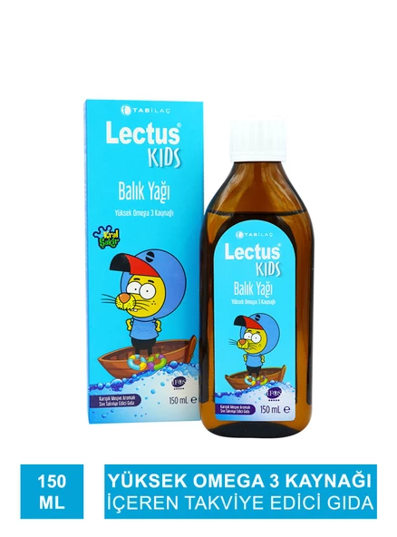 Lectus Kids Balık Yağı Karışık Meyve Aromalı 150 ml ürün görseli 1
