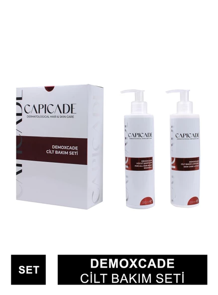 Capicade Demoxcade Cilt Bakım Seti - Şampuan + Losyon - 220+220 ml ürün görseli 1