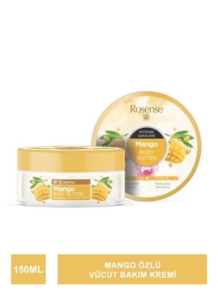 Rosense Mango Body Butter - Nemlendirici Vücut Bakım Kremi - 150 ml ürün görseli 1