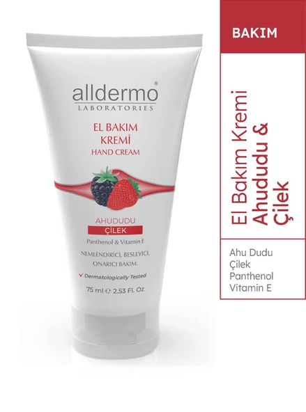 Alldermo El Bakım Kremi - Çilek - 75 ml ürün görseli 1