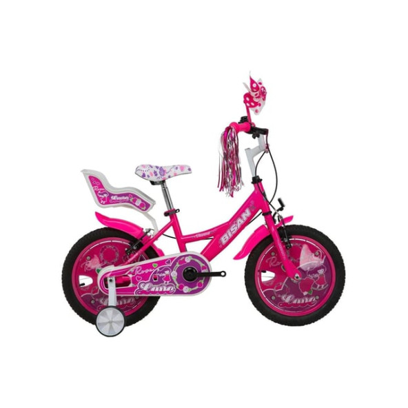 Bisan Rose Kız Çocuk Bisikleti 26CM V 16 Jant Metalik Pembe ürün görseli 1