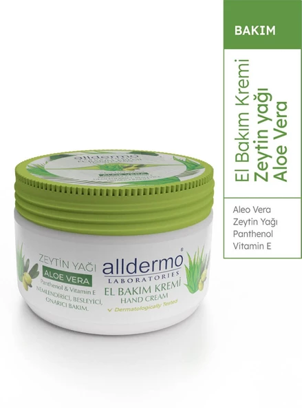 Alldermo El Bakım Kremi - Aloe Vera - 250 ml ürün görseli 1