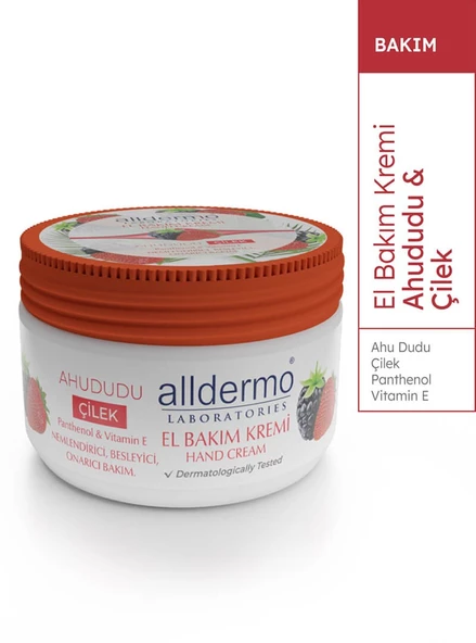 Alldermo El Bakım Kremi - Çilek - 250 ml ürün görseli 1