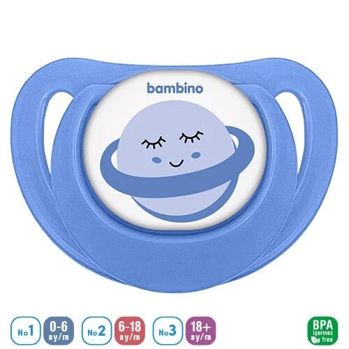 Bambino Fit Damaklı Emzik 18+ Ay - P2572 -Mavi Mavi ürün görseli 1