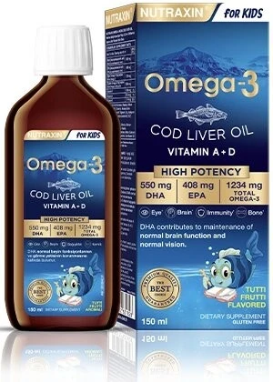 Nutraxin Omega-3 Kids Şurup 150 ml ürün görseli 1