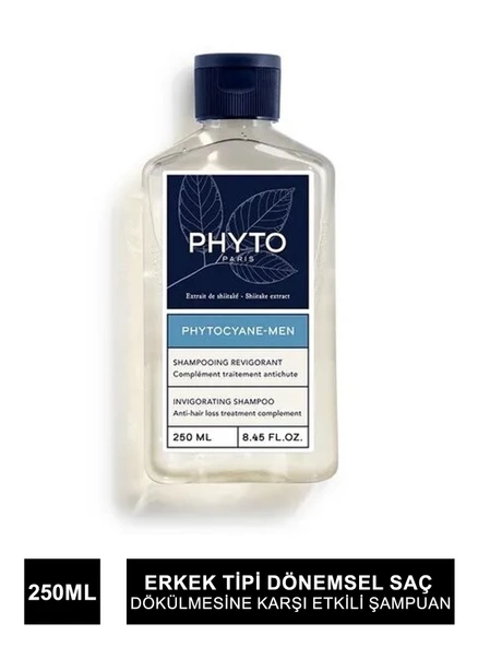 Phyto Phytocyane Erkek Tipi Dökülme Giderici Şampuan 250ml ürün görseli 1