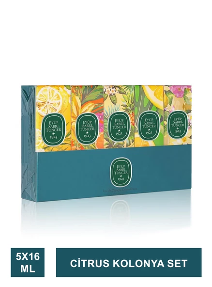 Eyüp Sabri Tuncer 5'li 16 ml Kolonya Set Citrus ürün görseli 1