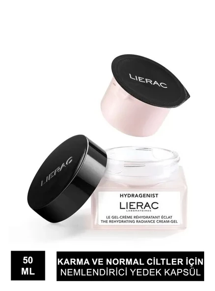 Lierac Hydragenist Radiance Cream Gel Refill - Karma/Normal Ciltler İçin Nemlendirici Yedek Kapsül - 50 ml ürün görseli 1
