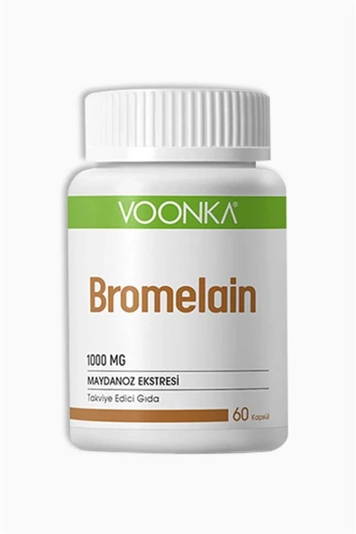 Voonka Bromelain 60 Kapsül ürün görseli 1