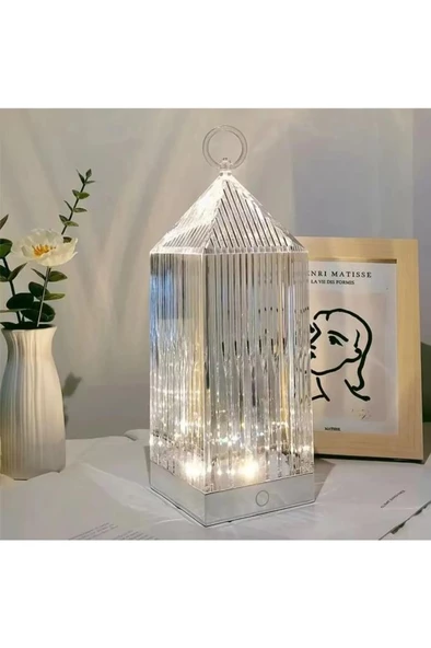 LW-19 Kristal Elmas 16 Renkli Masa Lambası Kumandalı Romantik Akrilik Led Gece Lambası ürün görseli 1