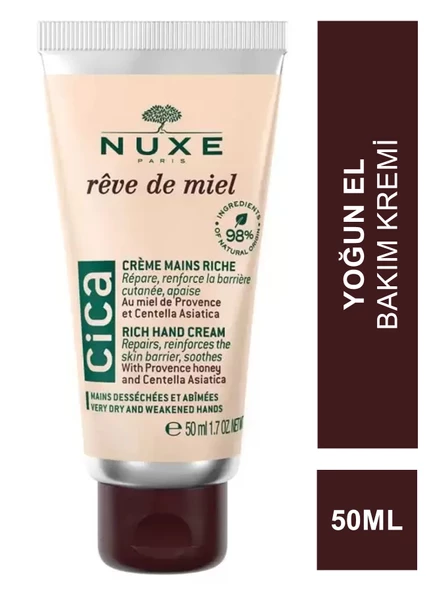 Nuxe Reve De Miel Cica Rich Hand Cream Yoğun El Bakım Kremi 50 ml ürün görseli 1