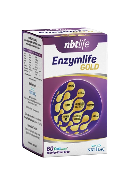 Nbt Life Enzymlife Gold 60 Kapsül ürün görseli 1