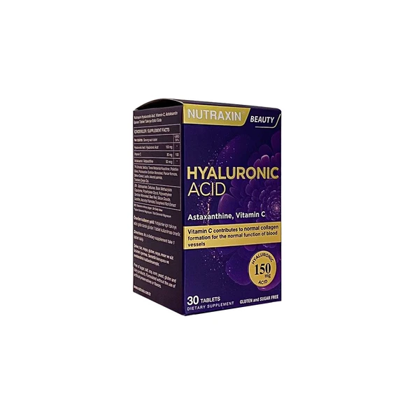 Nutraxin Hyaluronic Acid 30 Tablet ürün görseli 1