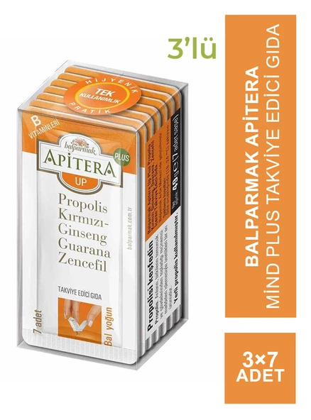 Balparmak Apitera Up Plus 3 Adet 7 x 7 GR ürün görseli 1