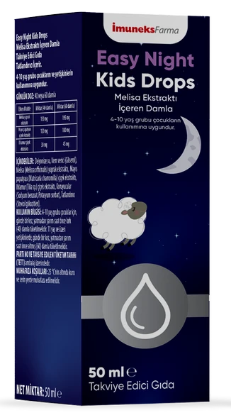 İmuneks Easy Night Kids Drops 50 ml ürün görseli 1