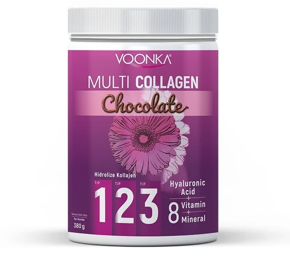 Voonka Multi Collagen Chocolate 380gr ürün görseli 1