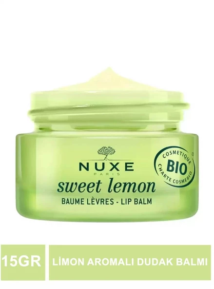 Nuxe Sweet Lemon Lip Balm Besleyici Onarıcı Dudak Bakım Kremi 15gr ürün görseli 1