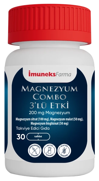 İmuneks Magnezyum Combo 3'lü Etki 30 Tablet ürün görseli 1