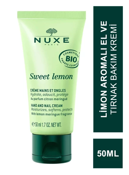 Nuxe Sweet Lemon Hand & Nail Cream Onarıcı Besleyici El ve Tırnak Kremi 50 ml ürün görseli 1