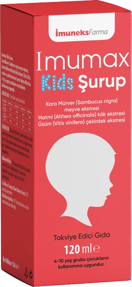 İmuneks İmumax Kids Şurup 120 ml ürün görseli 1