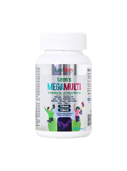 LeeRoy Teen's MegaMulti (11-18 Yaş) 120 Tablet ürün görseli 1
