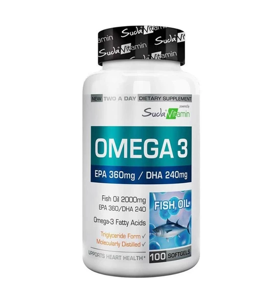 Suda Vitamin Omegabig Balık Yağı 1200 mg 30 Kapsül ürün görseli 1