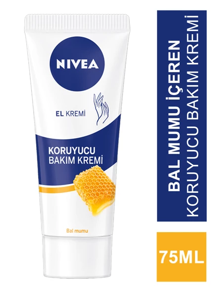 Nivea Koruyucu El Kremi Bal Mumu 75 ml ürün görseli 1