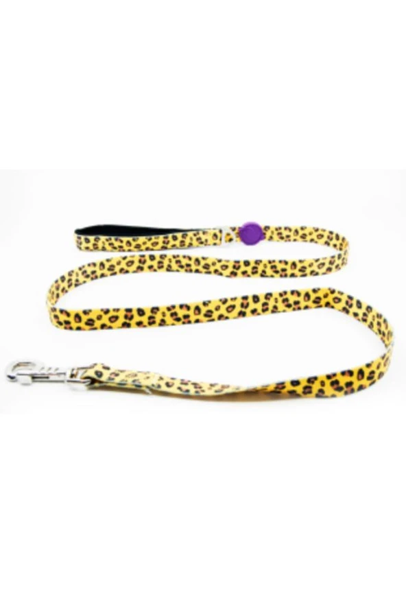 Tailpetz Air Köpek Gezdirme Kayışı Leopard Match Leash 135 cm ürün görseli 1