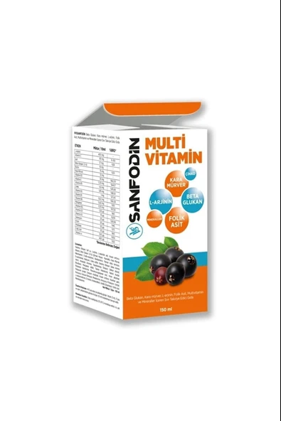 Sanfodin Multivitamin 150 ml ürün görseli 1