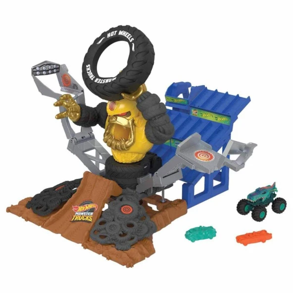 Mattel Hot Wheels Monster Trucks Arenada Şampiyonluk Mücadelesi Oyun Seti HPN71 ürün görseli 1
