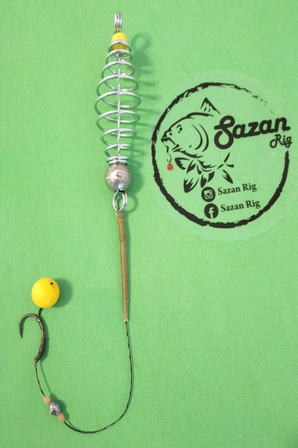 SR SazanRig  30 gr Yaylı Yüzen Sarı Toplu Sazan Takımı ürün görseli 1