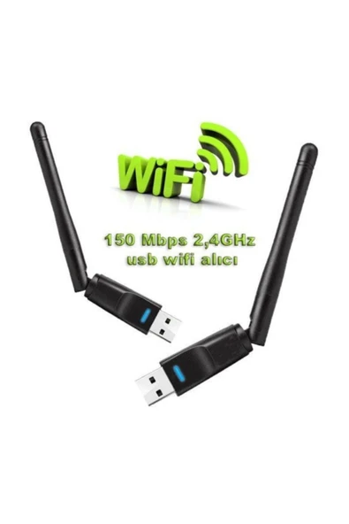 Usb Wifi 150 Mbps 2,4ghz Kablosuz Wireless Usb Adaptör - Resim 2