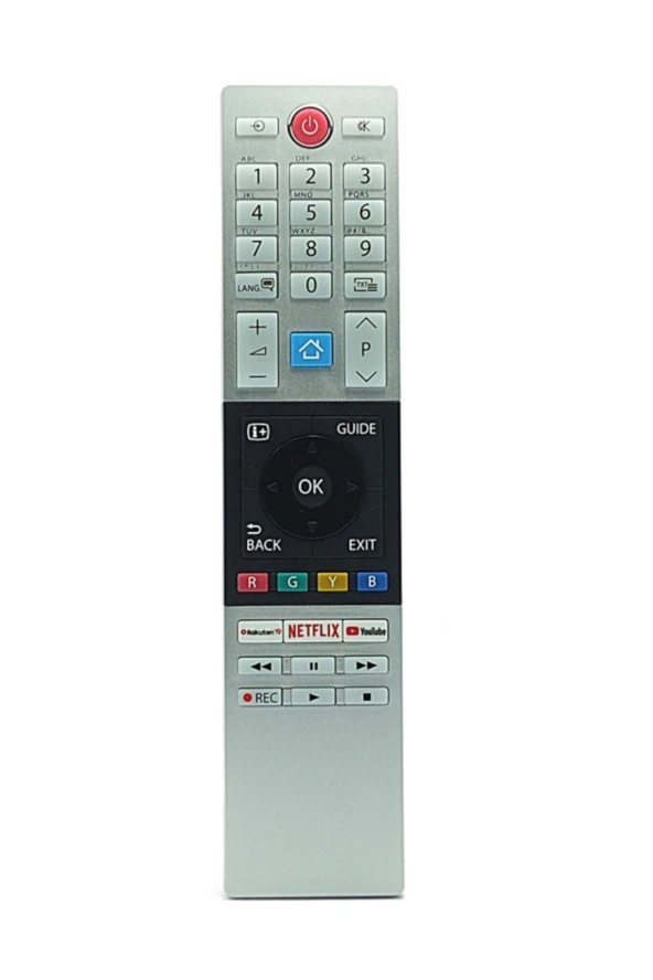 Ct-8528 Rakuten Tv Youtube Netflix Tuşlu Tv Uzaktan Kumanda ürün görseli 1