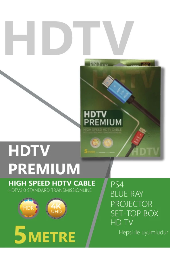 TECHNOZİ 4K 5M HDMI KABLO ürün görseli 1