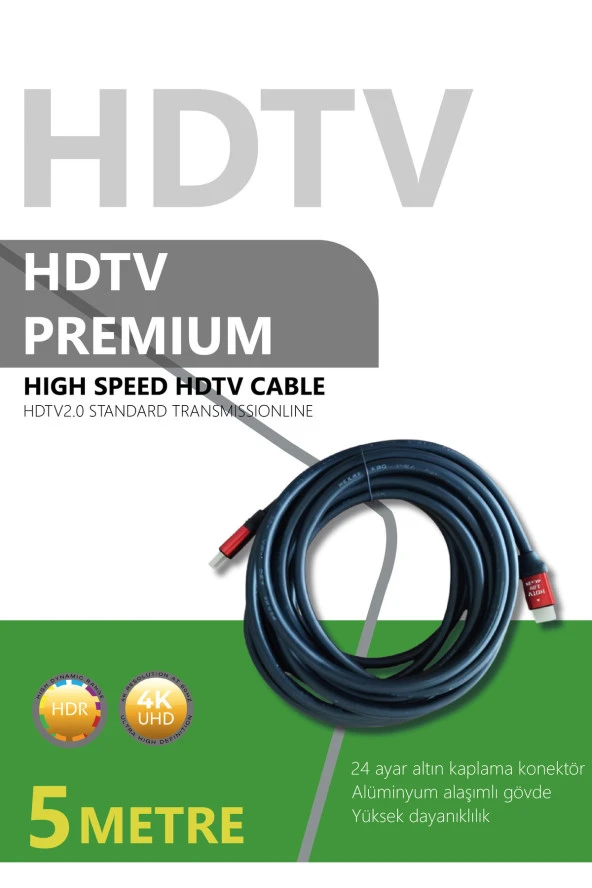 TECHNOZİ 4K 5M HDMI KABLO - Resim 2