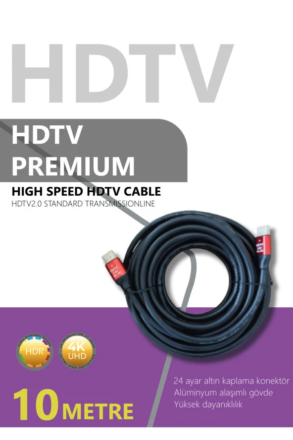 TECHNOZİ 4K 10M HDMI Kablo - Resim 2