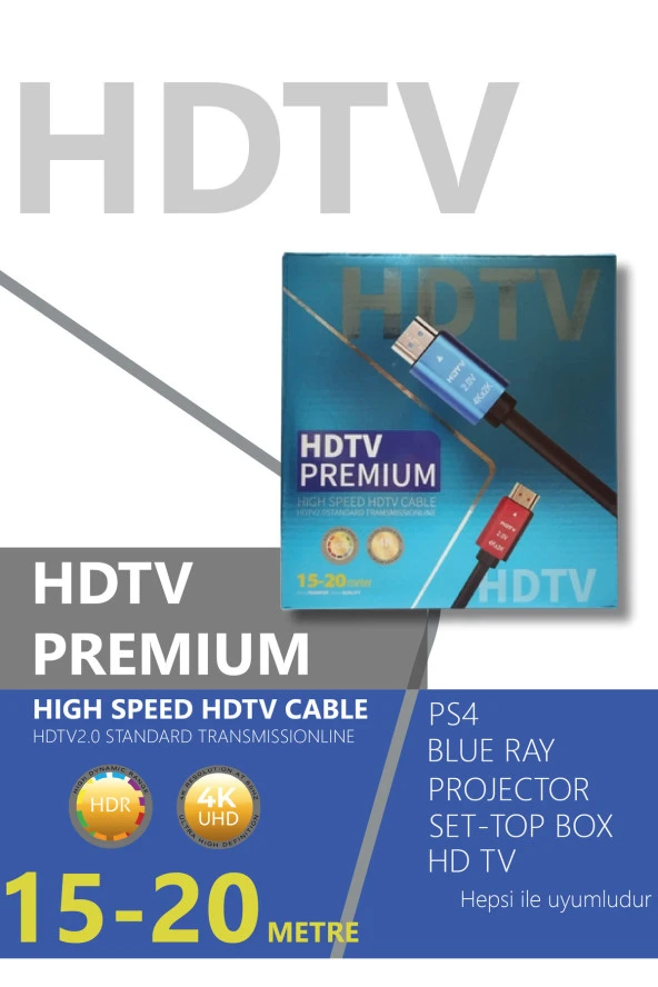 TECHNOZİ 4K 15M HDMI Kablo - Resim 2