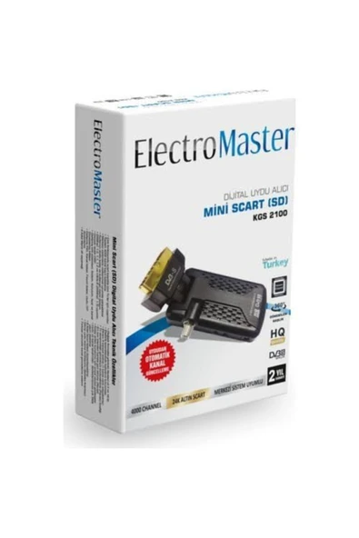 Electromaster Mini Scartlı Uydu Cihazı ürün görseli 1