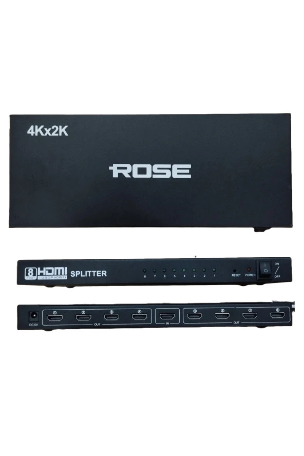 HDMI Splitter 1x8 - Resim 2