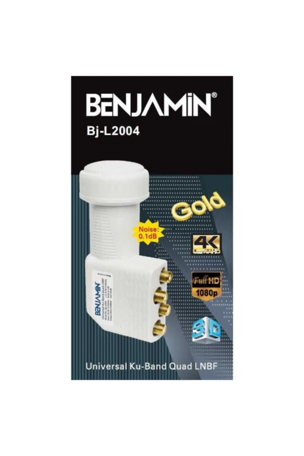 Lnb Dörtlü (quad) Gold 0.1db  Bj-l2004 - Resim 2