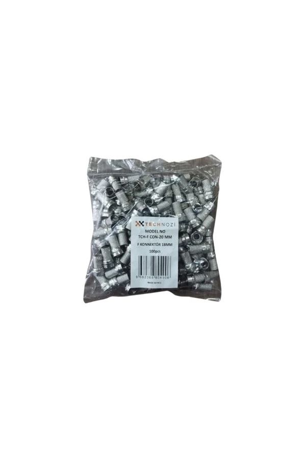 F Konnektör 18mm (100Adet) ürün görseli 1