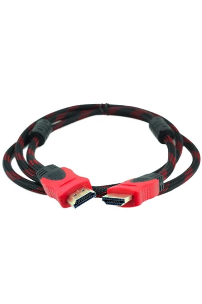 Hdmı Kablo 1.5 Metre Örgülü Poşetli Powermaster * Fully G-507a (1.4v-3d) ürün görseli 1