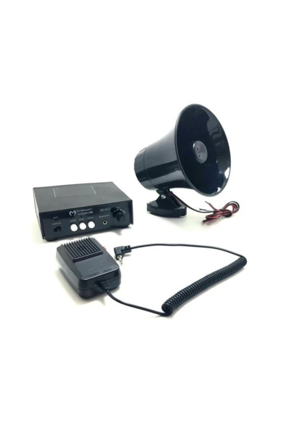 MV-800 Pazarcı Anfi Seti +Hoparlör+Mikrofon ürün görseli 1