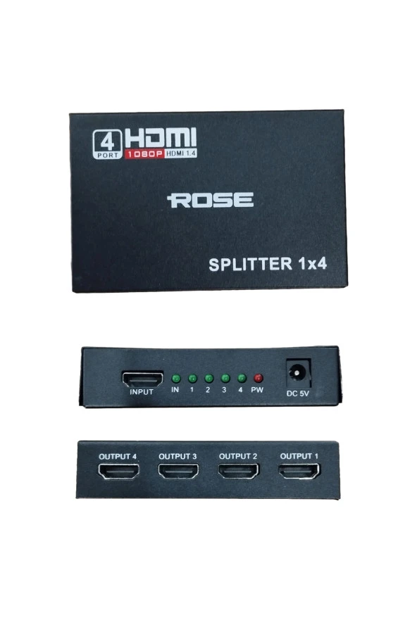 HDMI Splitter 1x4 - Resim 2