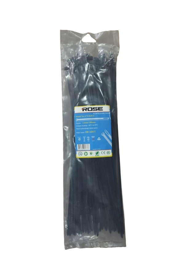 300mm Kablo Bağı Pilastik Kelepçe ürün görseli 1