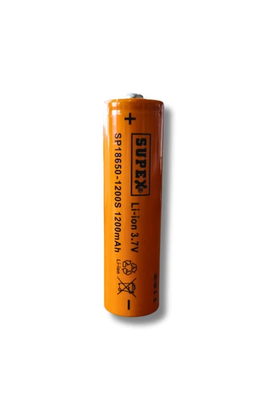 Şarjlı Pil 18650 3.7 V 1200 Mah Şarj Edilebilir Li-ion Pil Turbo Model Şarjlı Pil Başlıklı ürün görseli 1